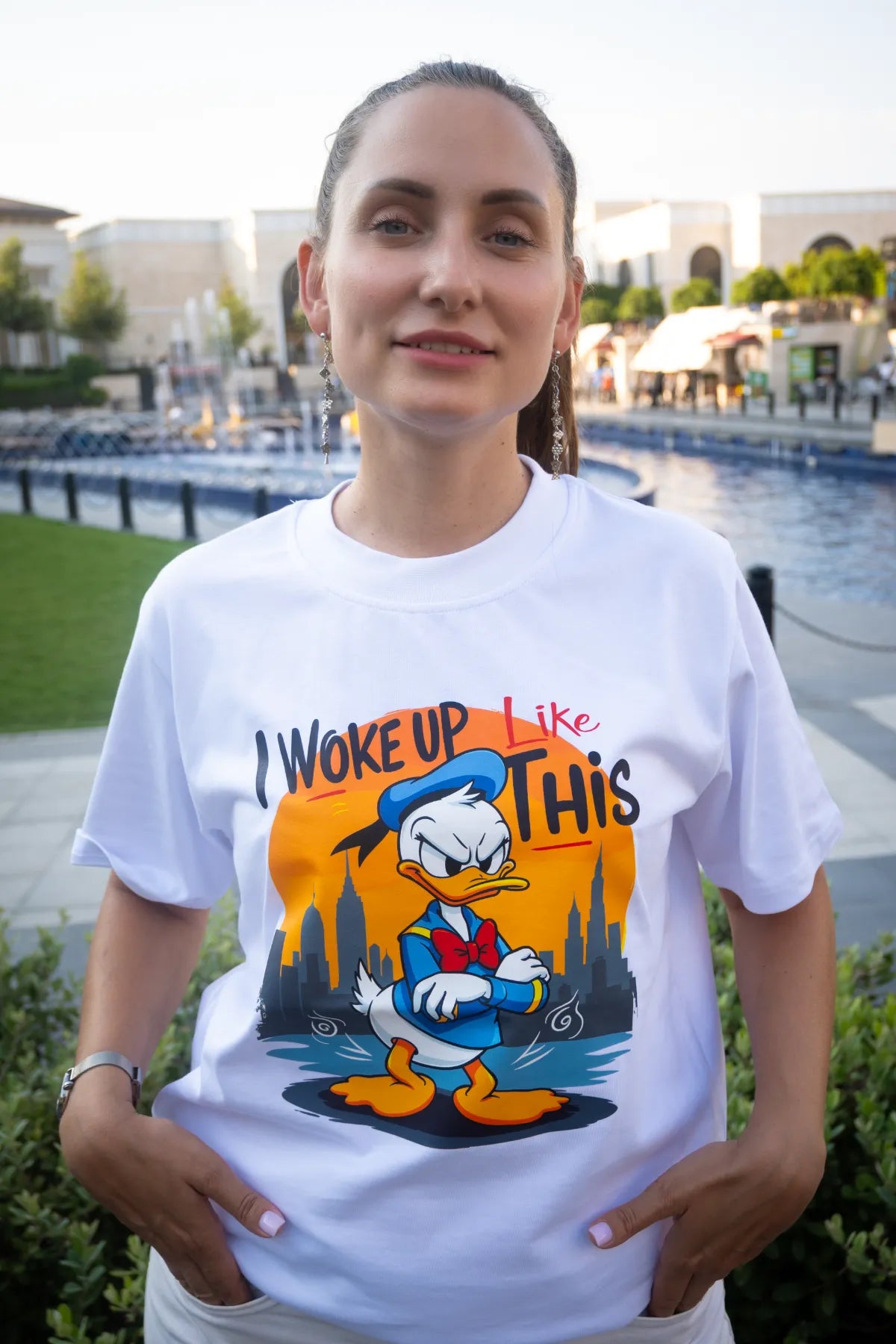 SLEEPY DUCK | %100 PAMUK HEAVY COTTON PREMIUM KALİTE T-SHIRT (Y332)