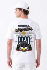REDBULL RACING | SIRT BASKILI %100 PAMUK HEAVY COTTON PREMIUM KALİTE T-SHIRT (Y339)