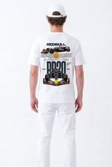 REDBULL RACING | SIRT BASKILI %100 PAMUK HEAVY COTTON PREMIUM KALİTE T-SHIRT (Y339)