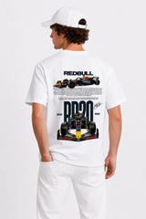REDBULL RACING | SIRT BASKILI %100 PAMUK HEAVY COTTON PREMIUM KALİTE T-SHIRT (Y339)