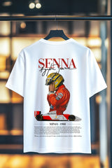 SENNA | SIRT BASKILI %100 PAMUK HEAVY COTTON PREMIUM KALİTE T-SHIRT (Y340)