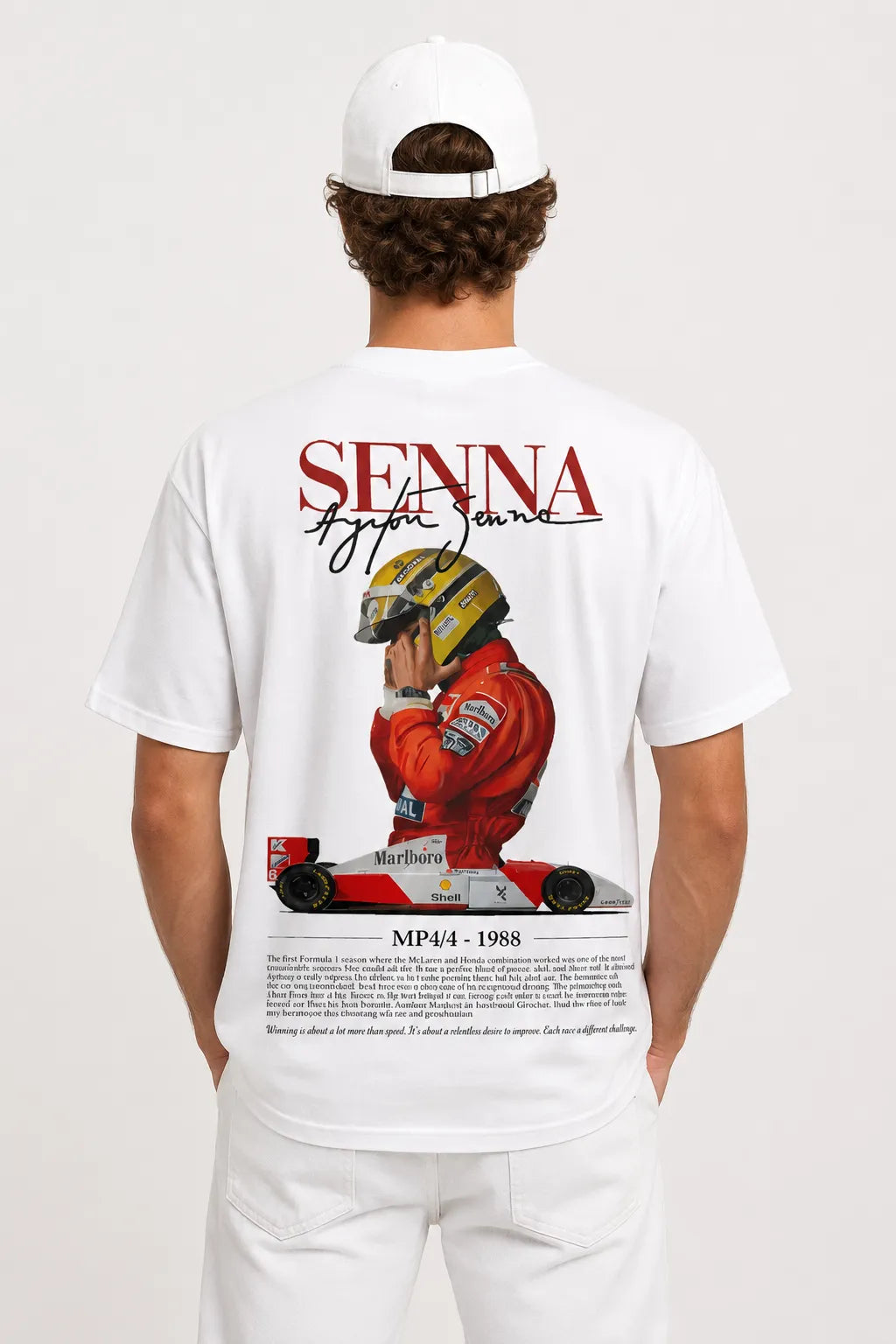 SENNA | SIRT BASKILI %100 PAMUK HEAVY COTTON PREMIUM KALİTE T-SHIRT (Y340)
