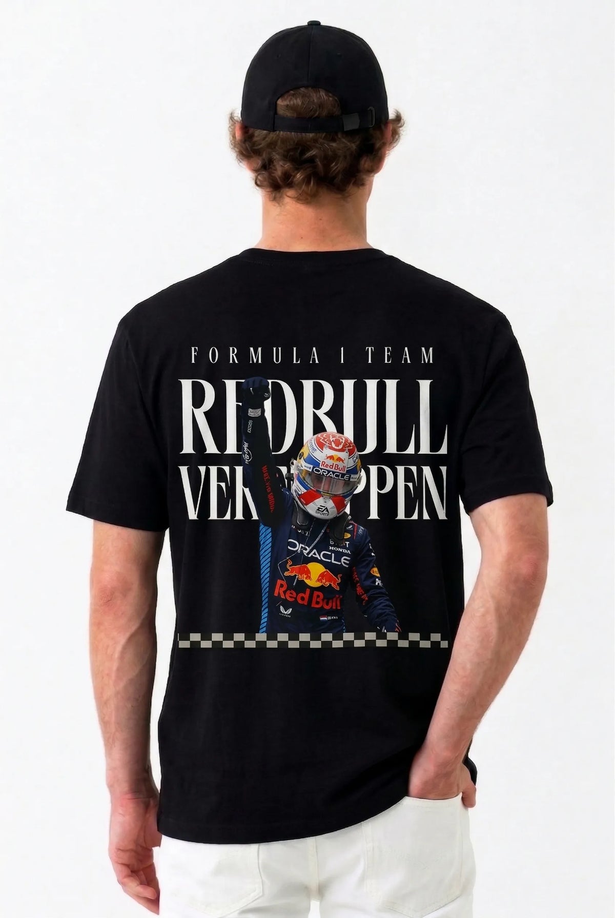 F1 VERSTAPPEN | SIRT BASKILI %100 PAMUK HEAVY COTTON PREMIUM KALİTE T-SHIRT (Y341)
