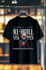 F1 VERSTAPPEN | SIRT BASKILI %100 PAMUK HEAVY COTTON PREMIUM KALİTE T-SHIRT (Y341)