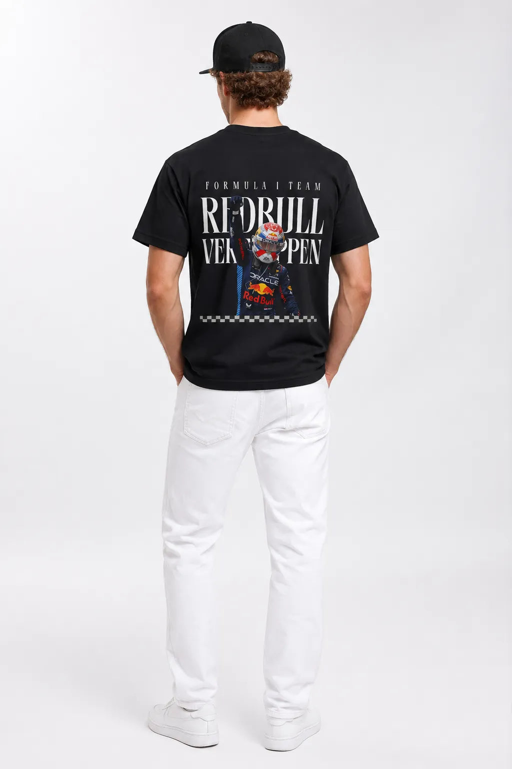 F1 VERSTAPPEN | SIRT BASKILI %100 PAMUK HEAVY COTTON PREMIUM KALİTE T-SHIRT (Y341)