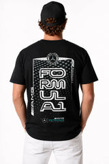 MERCEDES F1 TEAM | %100 PAMUK SIRT BASKILI HEAVY COTTON PREMIUM KALİTE T-SHIRT (Y344)