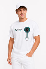 MERCEDES F1 CUP | %100 PAMUK SIRT BASKILI HEAVY COTTON PREMIUM KALİTE T-SHIRT (Y345)