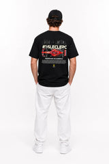LECLERC 16 FERRARI | %100 PAMUK SIRT BASKILI HEAVY COTTON PREMIUM KALİTE T-SHIRT (Y355)