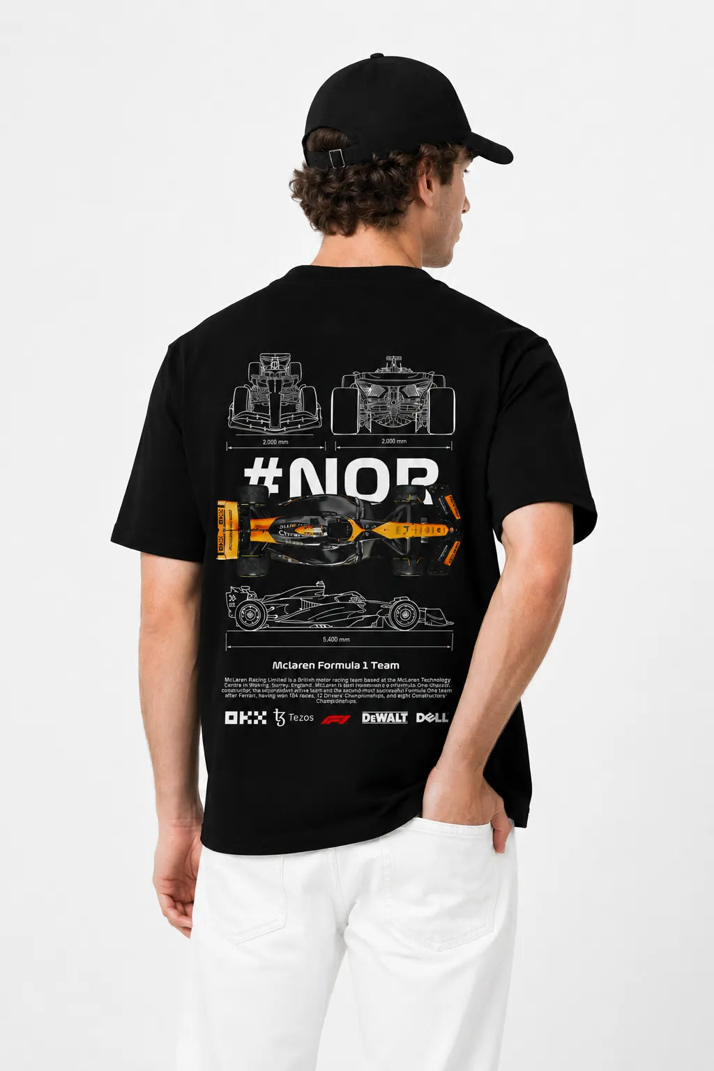 NORRIS MCLAREN FORMULA 1 | %100 PAMUK SIRT BASKILI HEAVY COTTON PREMIUM KALİTE T-SHIRT (Y356)