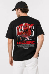CHARLES LECLERC FERRARI  | %100 PAMUK SIRT BASKILI HEAVY COTTON PREMIUM KALİTE T-SHIRT (Y361)