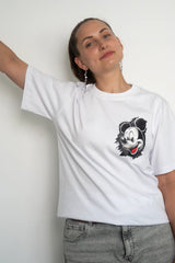 ARTISTIC MICKEY MOUSE | %100 PAMUK PREMIUM KALİTE T-SHIRT (Y047)