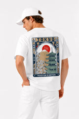 TOKYO | %100 PAMUK HEAVY COTTON PREMIUM KALİTE T-SHIRT (Y510)