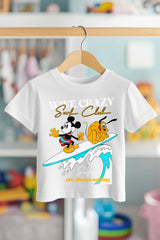 MICKEY SURF CLUP | %100 PAMUK PREMIUM KALİTE ÇOCUK TİŞÖRTÜ (C125)