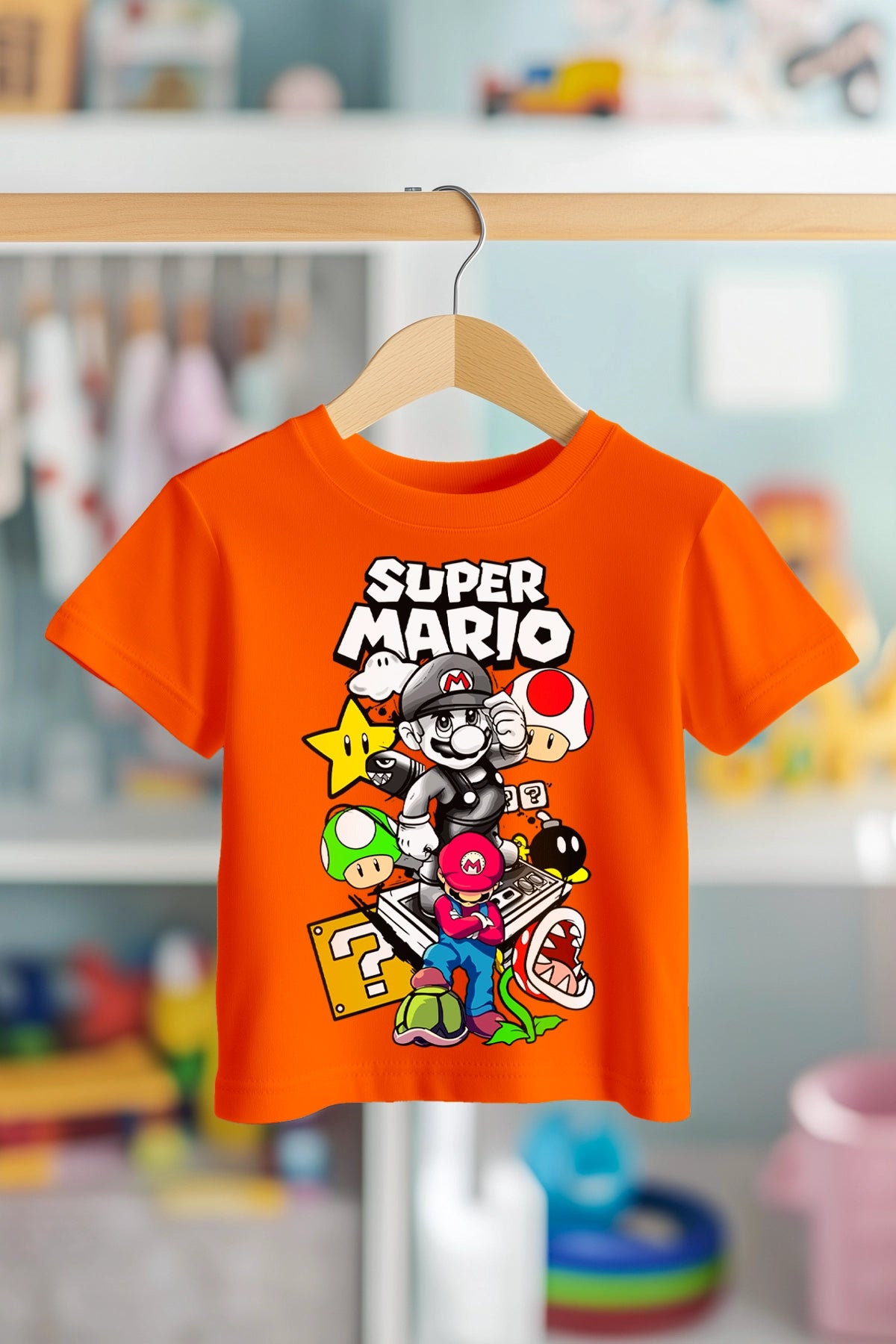 HERO SUPER MARIO | %100 PAMUK PREMIUM KALİTE ÇOCUK TİŞÖRTÜ (C133)