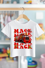 KIRMIZI TIR MACK | %100 PAMUK PREMIUM KALİTE ÇOCUK TİŞÖRTÜ (C140)