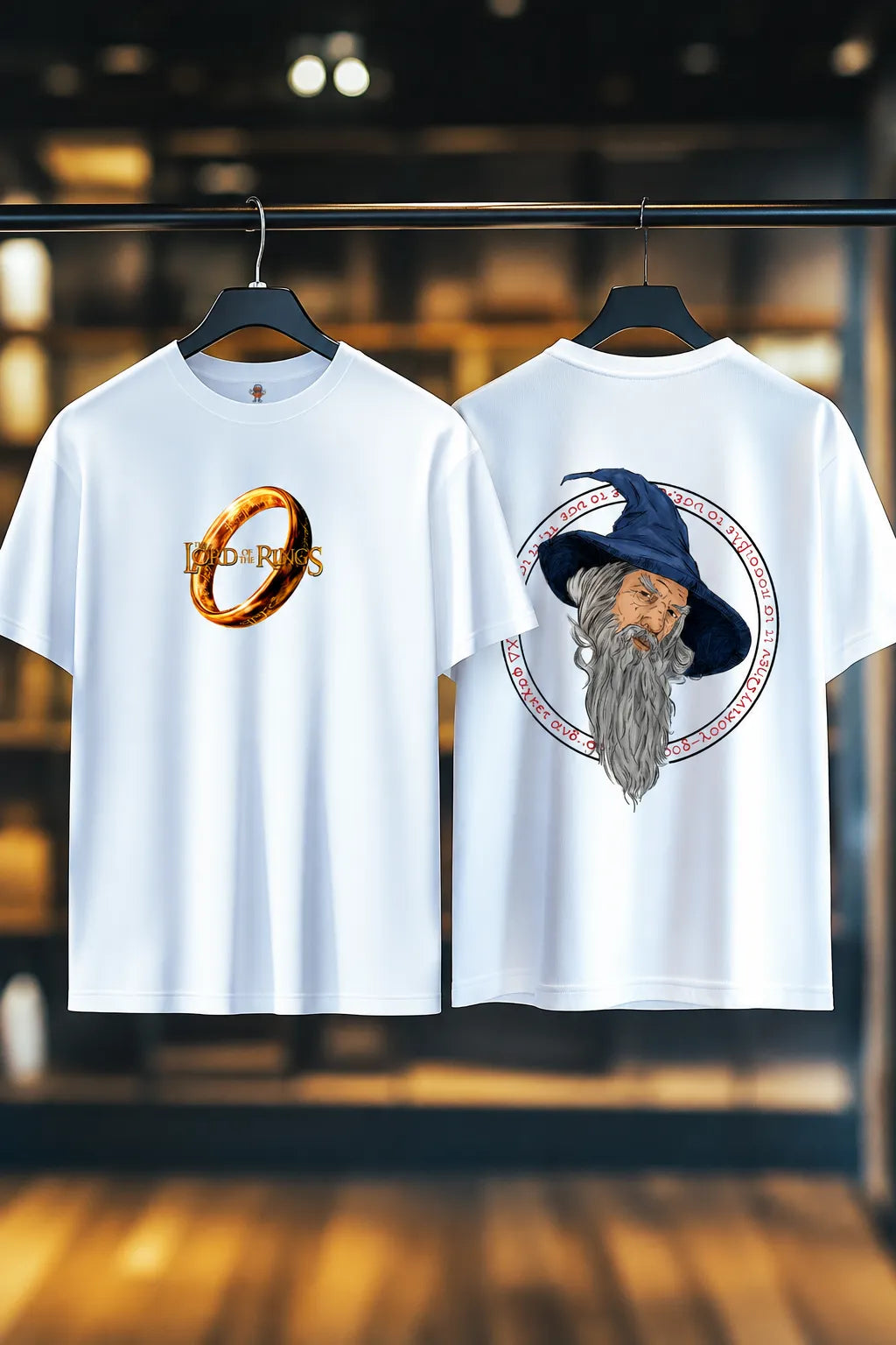 GANDALF SIRT BASKILI | SON BEDENLER FIRSATI %50 İNDİRİM (SB614)