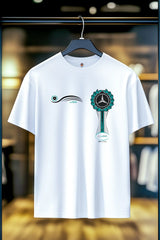 MERCEDES F1 CUP | %100 PAMUK SIRT BASKILI HEAVY COTTON PREMIUM KALİTE T-SHIRT (Y345)