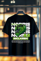 LANDO NORRIS MCLAREN  | %100 PAMUK SIRT BASKILI HEAVY COTTON PREMIUM KALİTE T-SHIRT (Y360)
