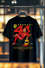 HAMILTON FORMULA 1 FERRARI  | %100 PAMUK SIRT BASKILI HEAVY COTTON PREMIUM KALİTE T-SHIRT (Y362)