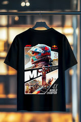 MAX VERSTAPPEN REDBULL RACING  | %100 PAMUK SIRT BASKILI HEAVY COTTON PREMIUM KALİTE T-SHIRT (Y363)