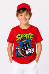 SKATE VIBES | %100 PAMUK PREMIUM KALİTE ÇOCUK TİŞÖRTÜ (C504)