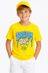 DREAM BIG | %100 PAMUK PREMIUM KALİTE ÇOCUK TİŞÖRTÜ (C507)
