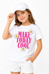 MAKE TODAY COOL | %100 PAMUK PREMIUM KALİTE ÇOCUK TİŞÖRTÜ (C517)