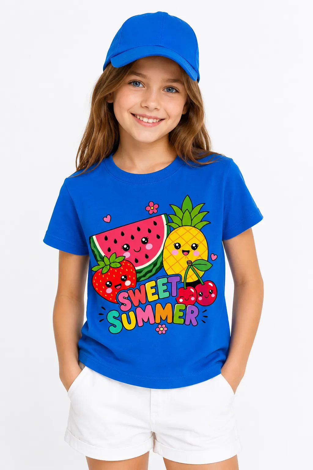 SWEET SUMMER | %100 PAMUK PREMIUM KALİTE ÇOCUK TİŞÖRTÜ (C522)