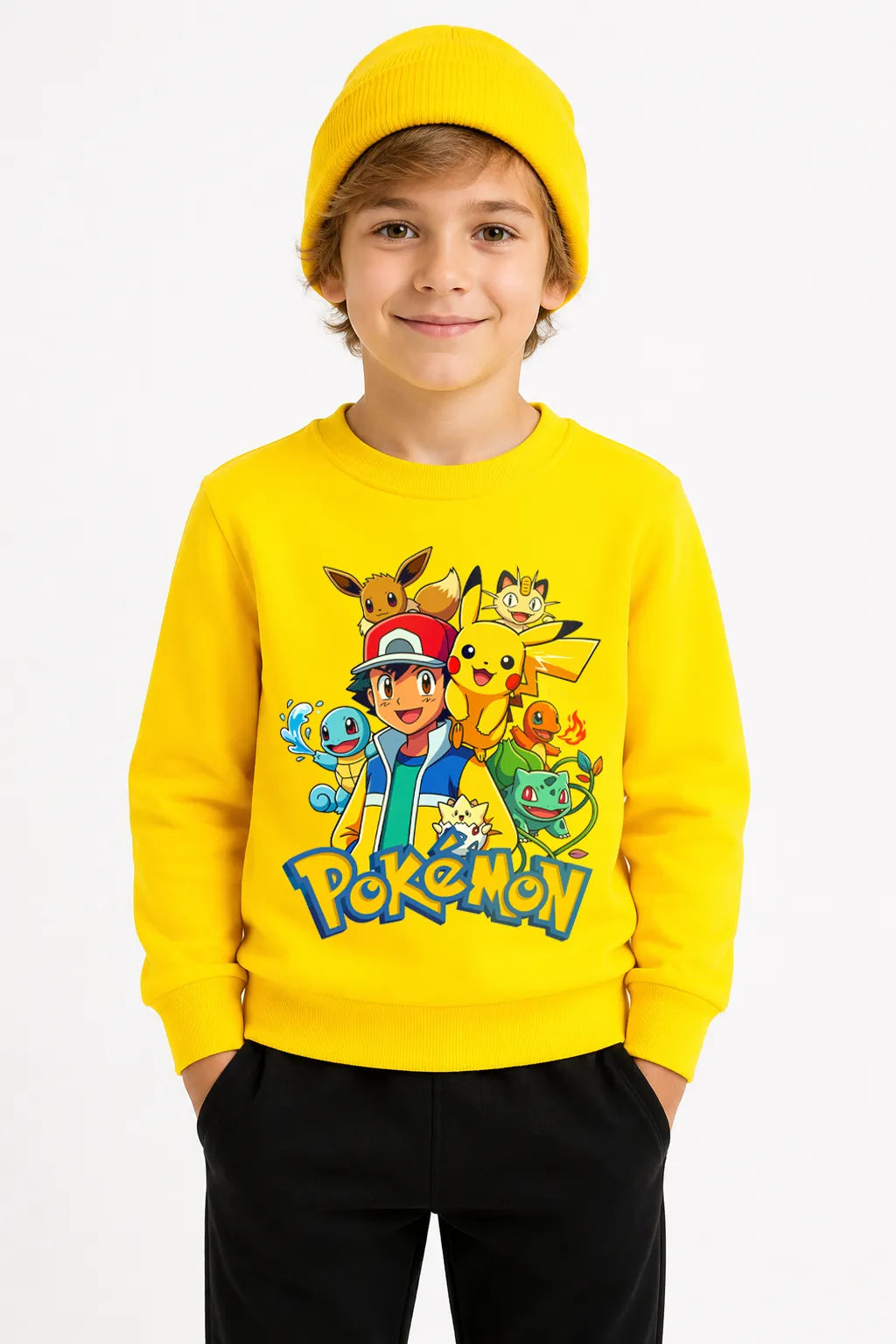 Ash ve Pikachu | Eşofman Takımı | Erkek Çocuk (CET029)