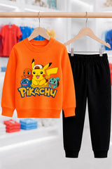 Pikachu and Friends | Eşofman Takımı | Kız Çocuk (CET108)