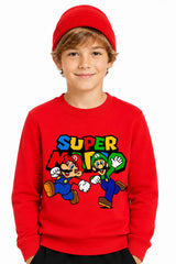 Super Mario | Sweatshirt | Erkek Çocuk (CSW019)