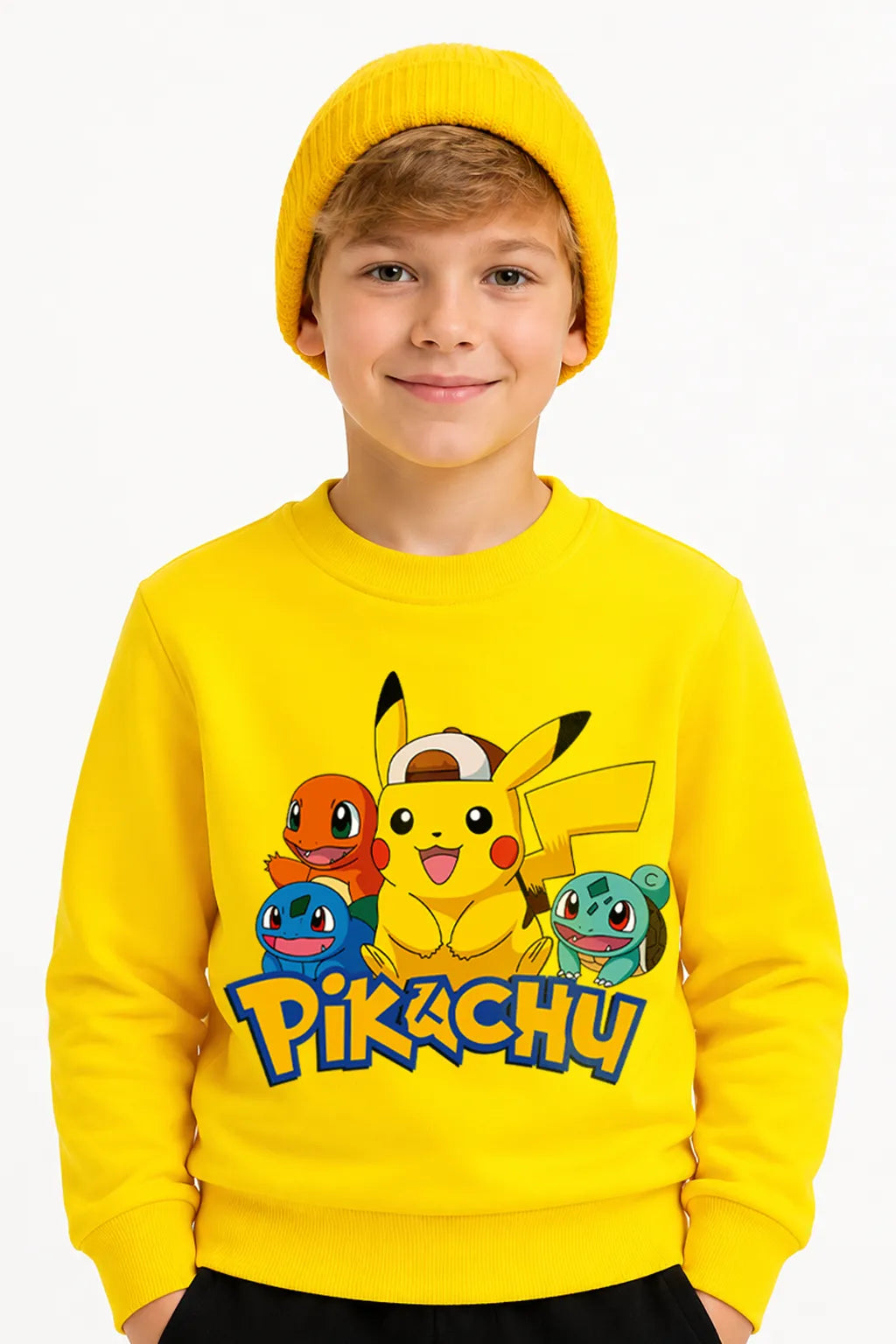 Pikachu and Friends | Sweatshirt | Erkek Çocuk (CSW108)