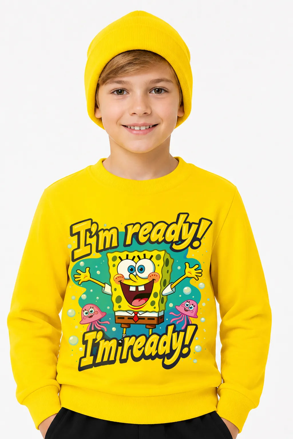 Sünger Bob | Sweatshirt | Erkek Çocuk (CSW129)