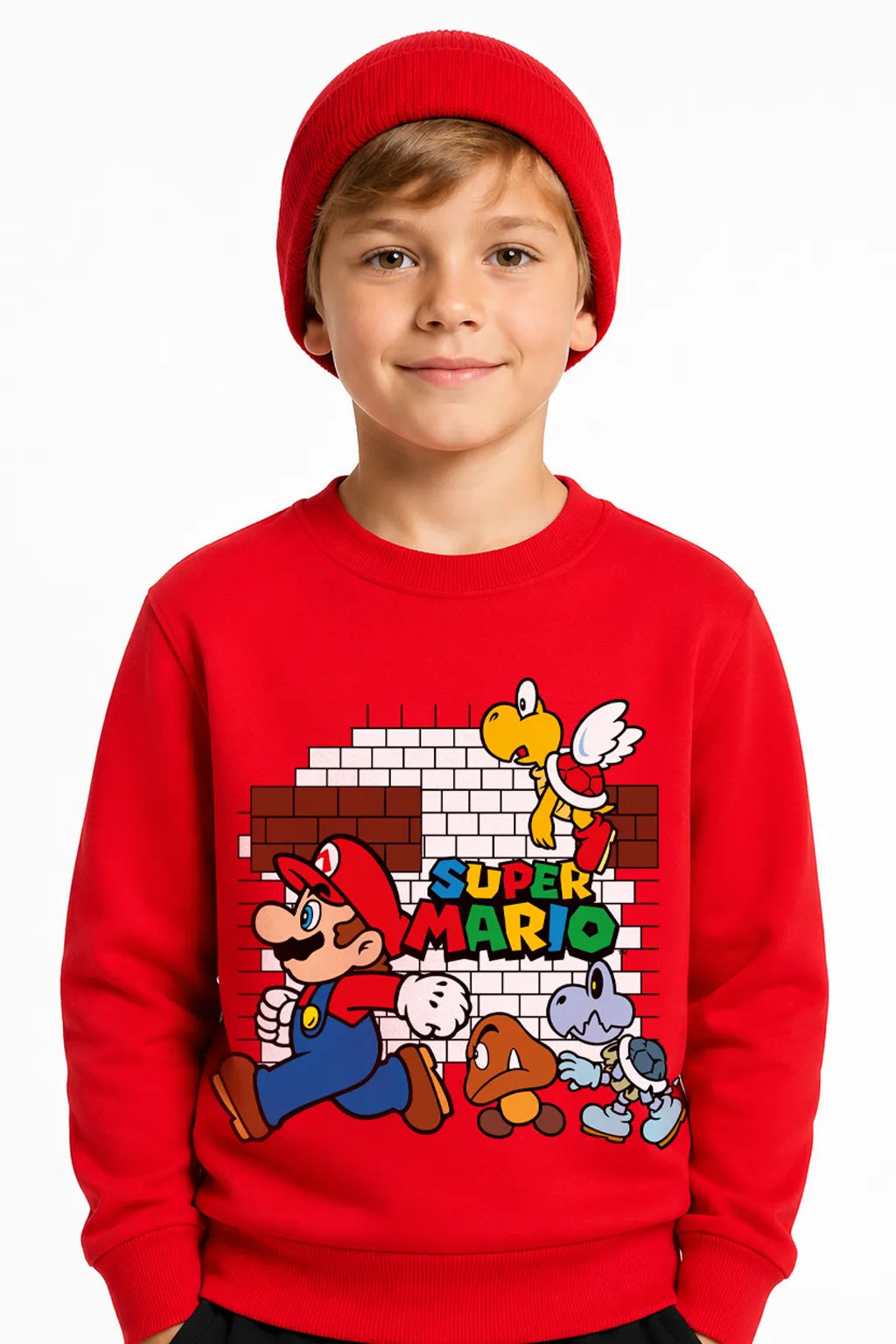 Mario Bricks | Sweatshirt | Erkek Çocuk (CSW130)