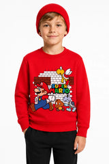 Mario Bricks | Sweatshirt | Erkek Çocuk (CSW130)