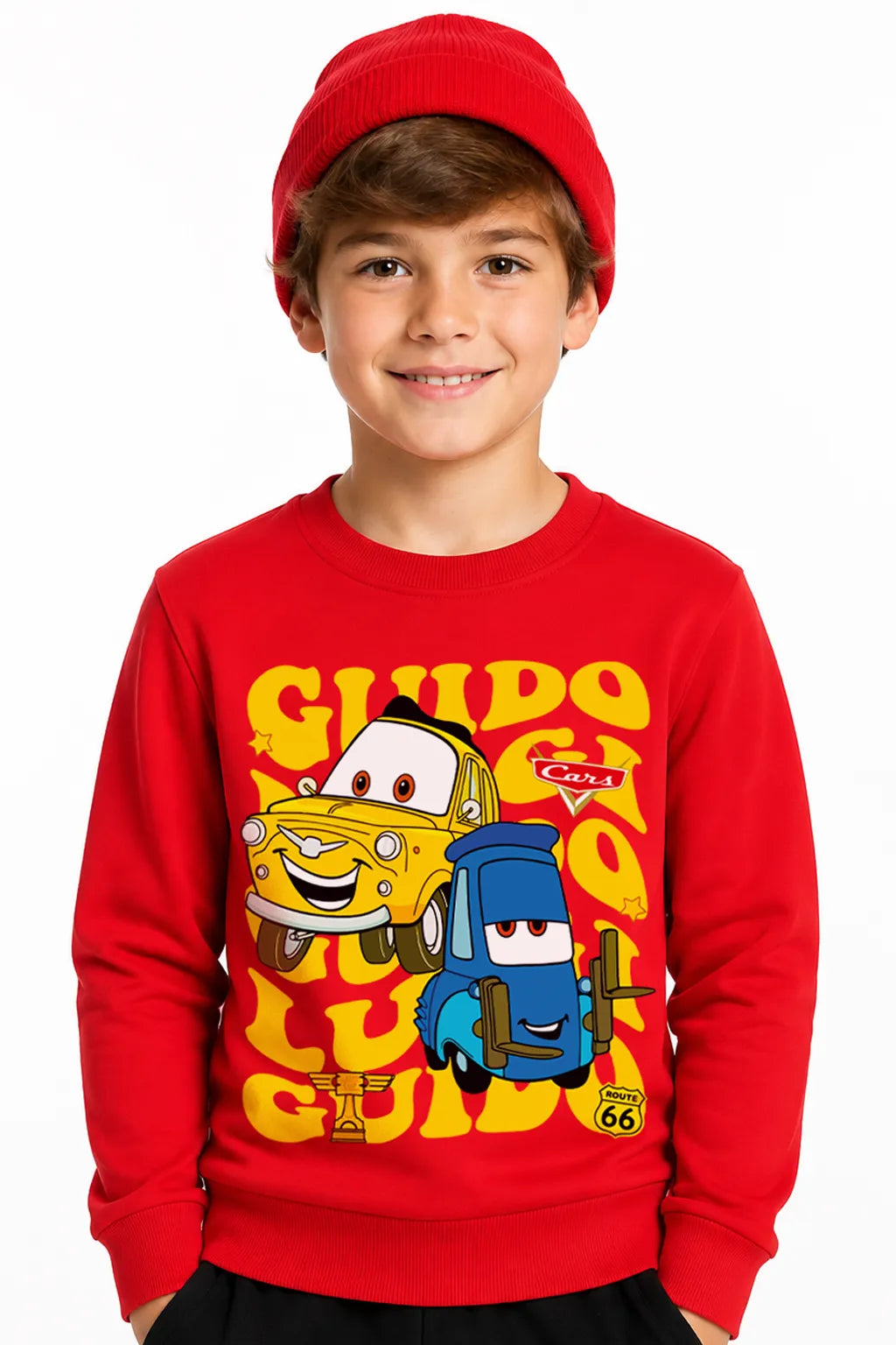 Guido The Cars | Sweatshirt | Erkek Çocuk (CSW138)