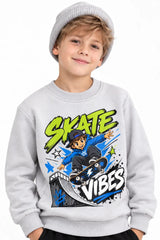 Skate Vibes | Sweatshirt | Erkek Çocuk (CSW504)