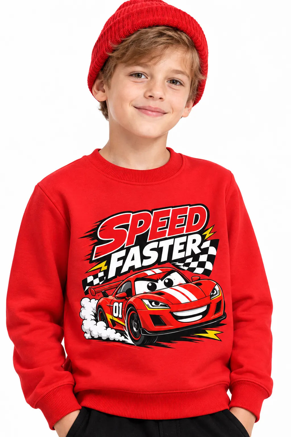 Speed Faster | Sweatshirt | Erkek Çocuk (CSW511)