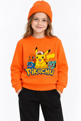 Pikachu and Friends | Eşofman Takımı | Kız Çocuk (CET108)