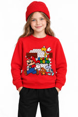 Süper Mario Bricks | Eşofman Takımı | Kız Çocuk (CET130)