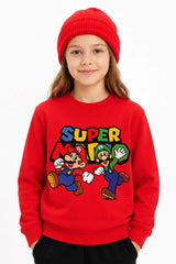 Super Mario | Sweatshirt | Kız Çocuk (CSW019)