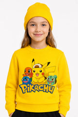 Pikachu and Friends | Sweatshirt | Kız Çocuk (CSW108)