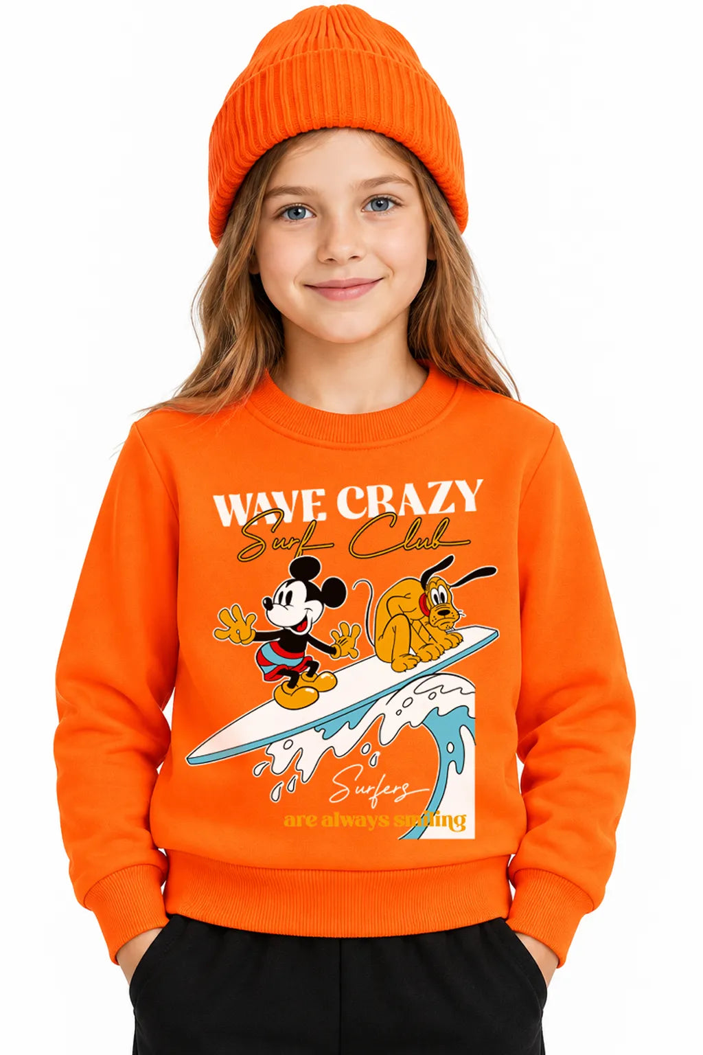 Mickey Surf Club | Sweatshirt | Kız Çocuk (CSW125)