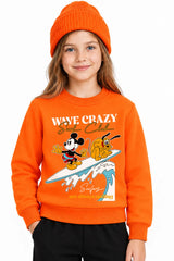 Mickey Surf Club | Sweatshirt | Kız Çocuk (CSW125)