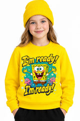 Sünger Bob | Sweatshirt | Kız Çocuk (CSW129)
