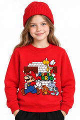Super Mario Bricks | Sweatshirt | Kız Çocuk (CSW130)