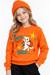 Who is Back | BL Sweatshirt | Kız Çocuk (CSW519)