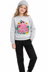 Pink Flamingo | BL Sweatshirt | Kız Çocuk (CSW520)