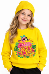 Pink Flamingo | BL Sweatshirt | Kız Çocuk (CSW520)