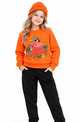 Pink Flamingo | BL Sweatshirt | Kız Çocuk (CSW520)